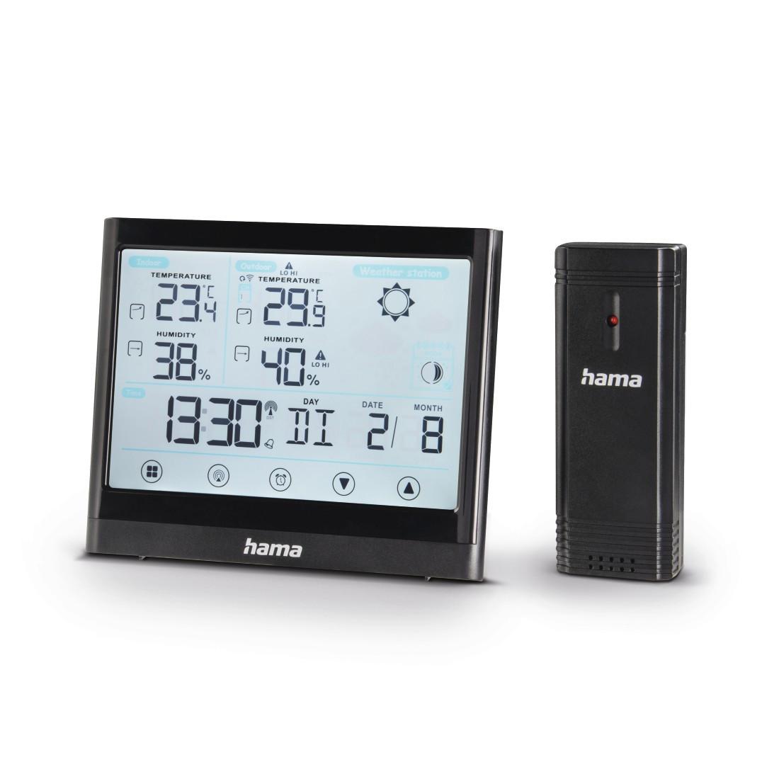 Wetterstation "Full Touch", Schwarz (00186421)