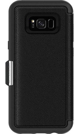 Strada Leder-Case | Samsung Galaxy S8+ | schwarz