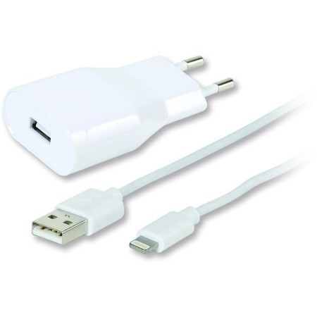 USB Charger Set 2.4A für Apple iPhone und iPad, weiss, 1,2m (60018)