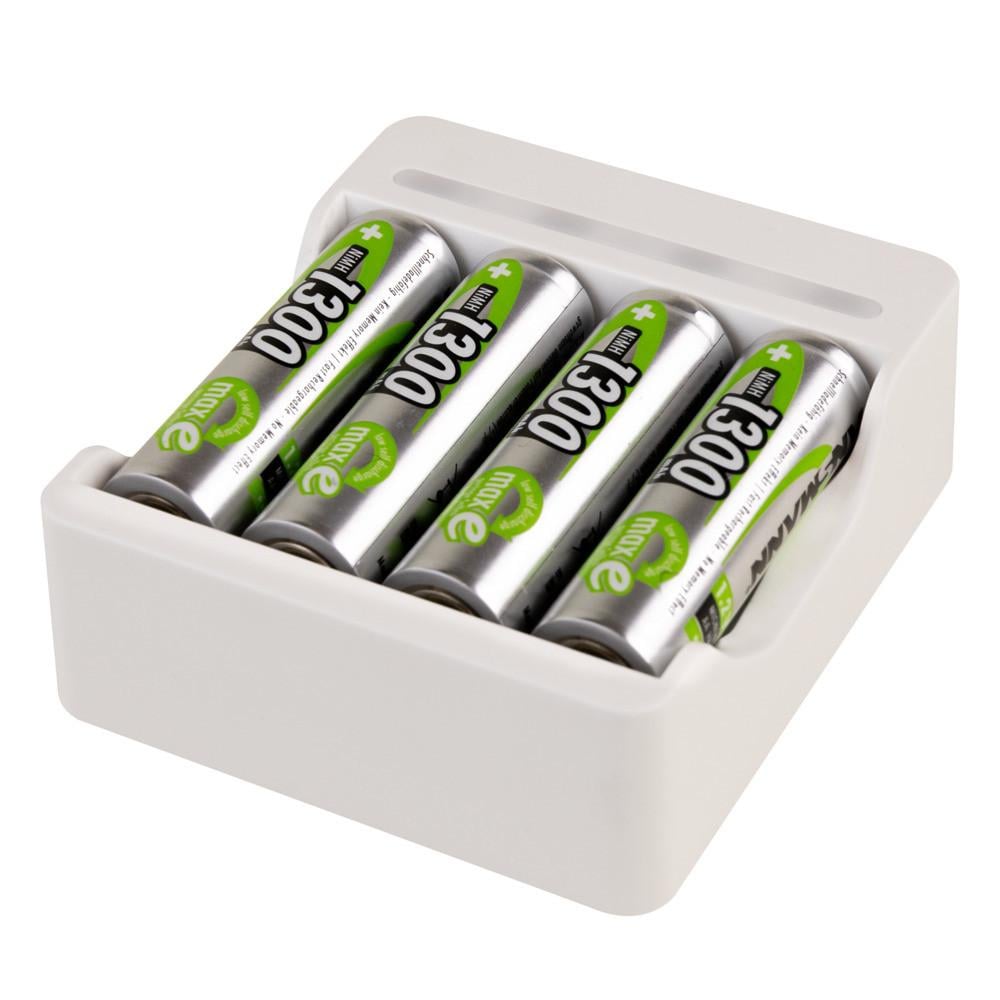 Akku-Ladegerät Basic IV + 4× AA 1300mAh