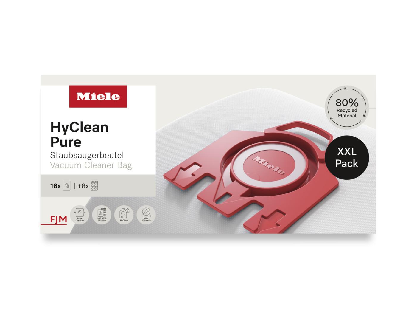 XXL Pack FJM HyClean Pure 2.0 Staubsaugerbeutel