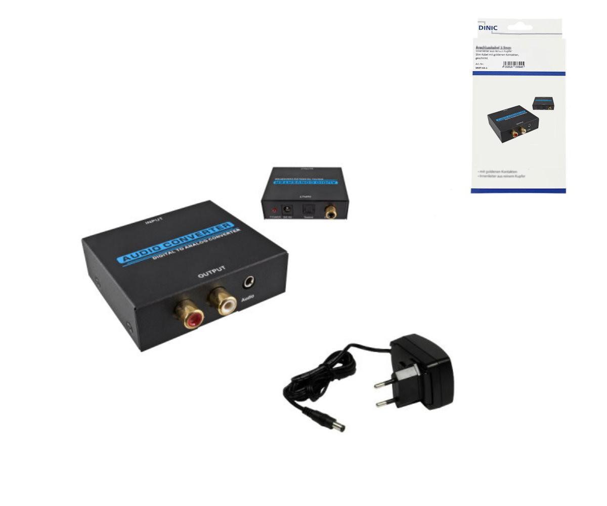 Digital/Analog Audiowandler konvertiert digitale in analoge Audiosignale