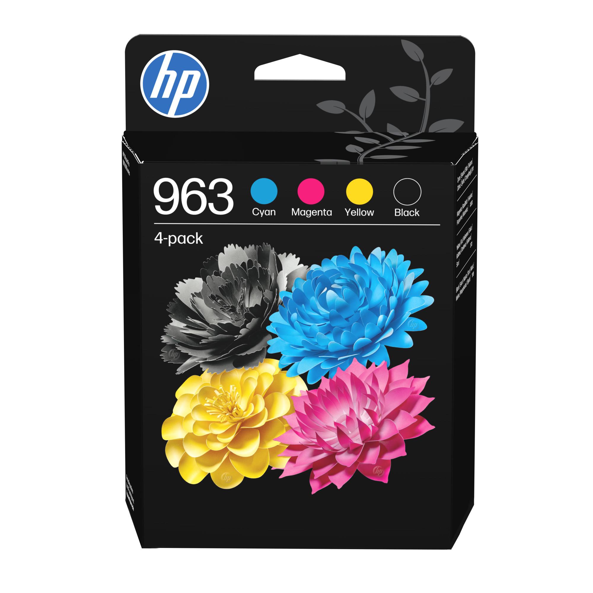 HP 963 4er-Pack Original Druckerpatronen Schwarz/Cyan/Magenta/Gelb