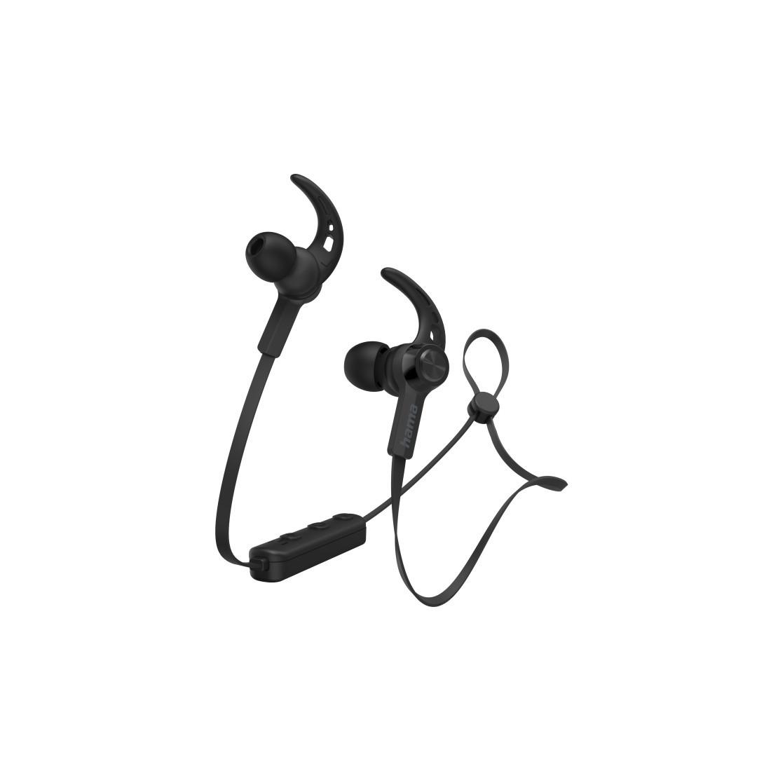 Bluetooth®-Kopfhörer "Freedom Run", In-Ear, Mikrofon, Ear-Hook, Schwarz (00184121)
