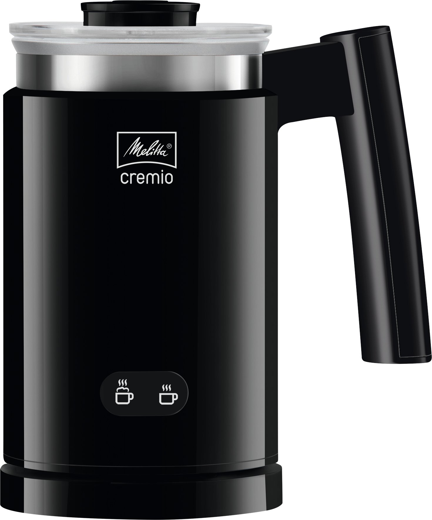 Typ 1014-02 Cremio II schwarz Milchaufschäumer