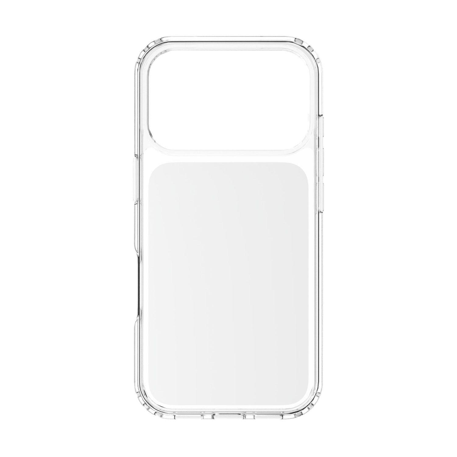 CUBE MAG - iPhone 17 Pro MagSafe-Hülle mit farbiger Platte, transparent oder mit halbtransparenten Rändern