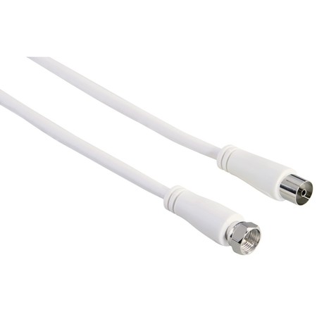 SAT-Anschlusskabel, F-Stecker - Koax-Kupplung, 1,5 m, 90 dB (00122518)