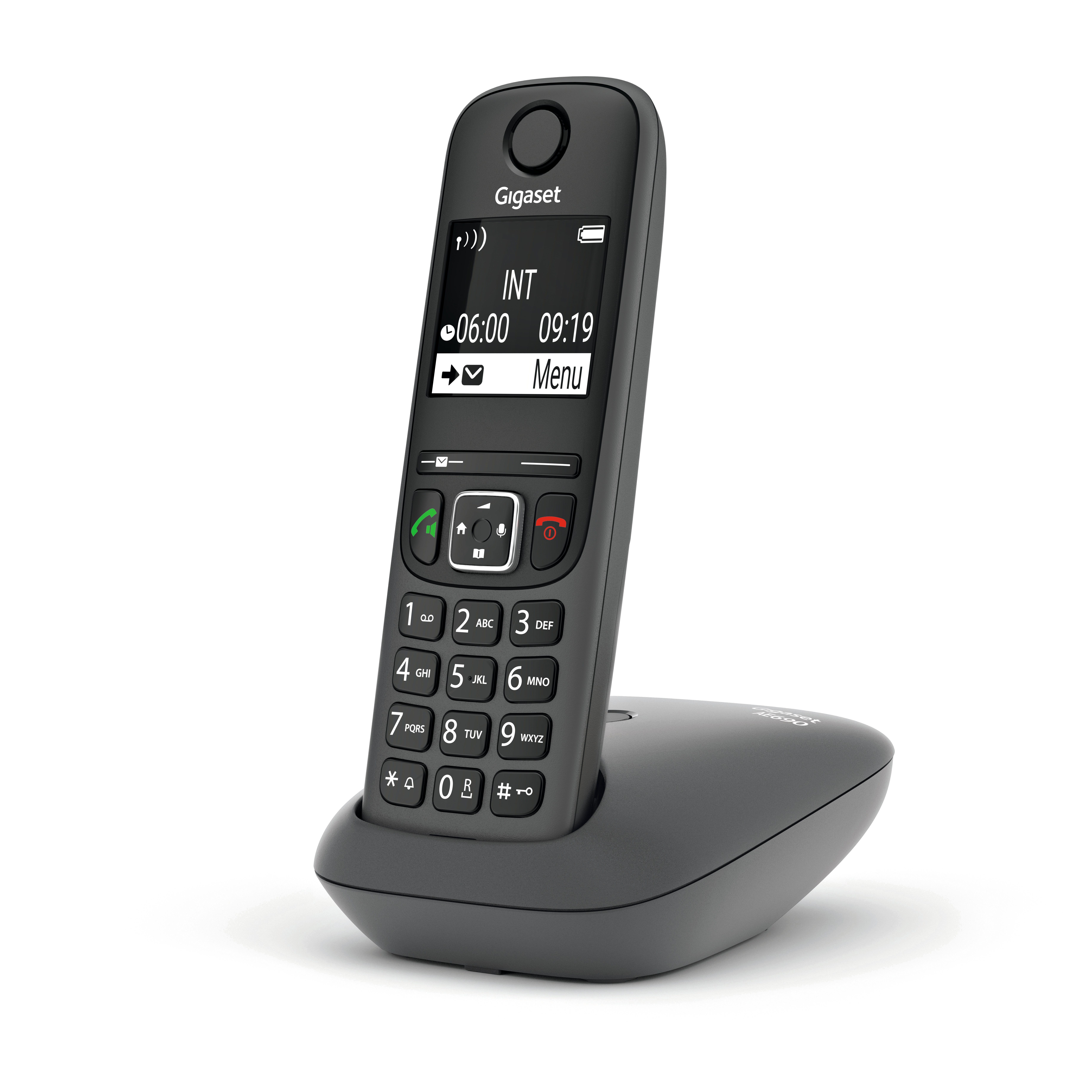 AE690 Anthrazit Schnurloses Telefon