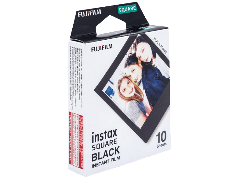 instax SQUARE Film, Black Frame Sofortbildkamera-Filme