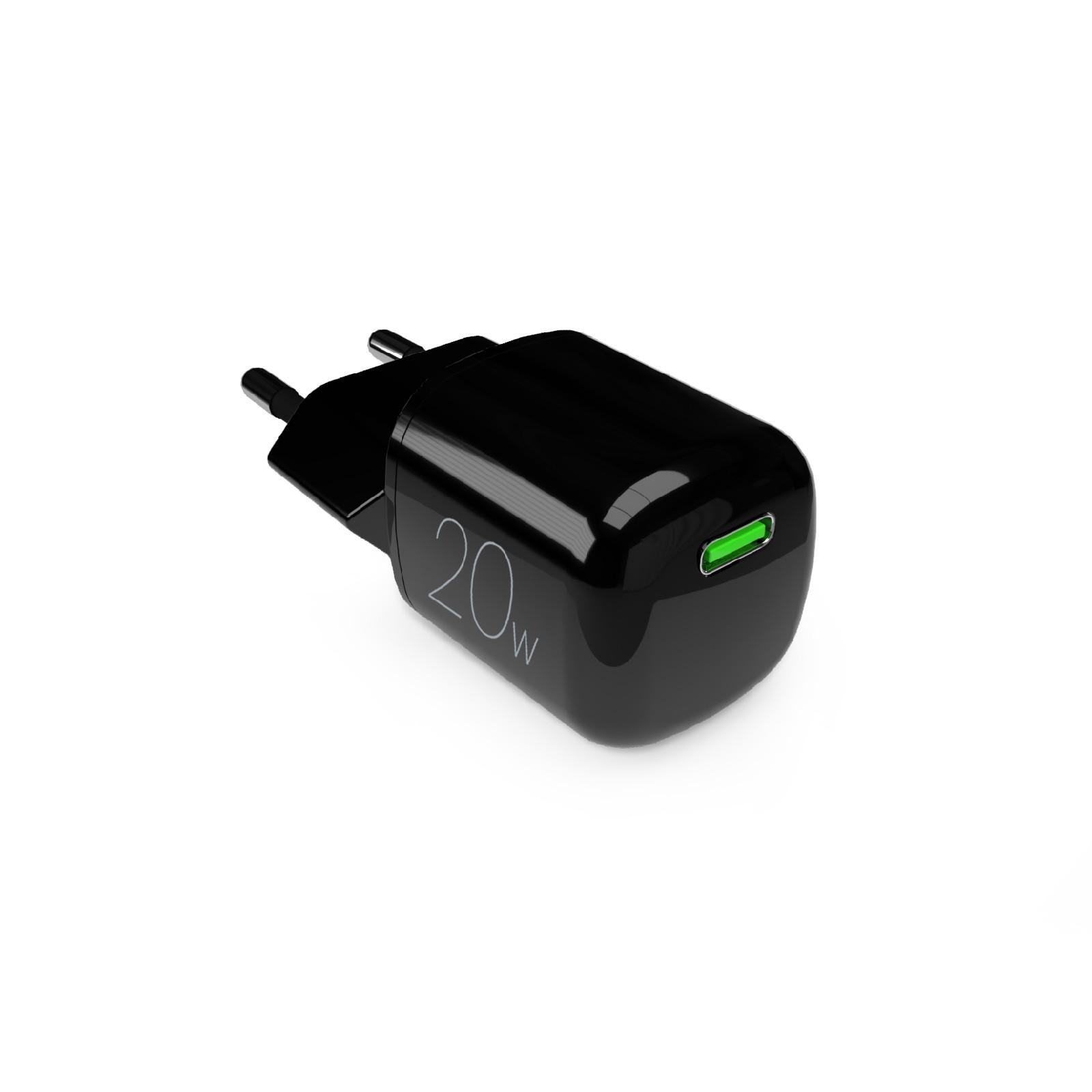 MiniPro 20W USB-C wall charger - GAN technology, Schwarz