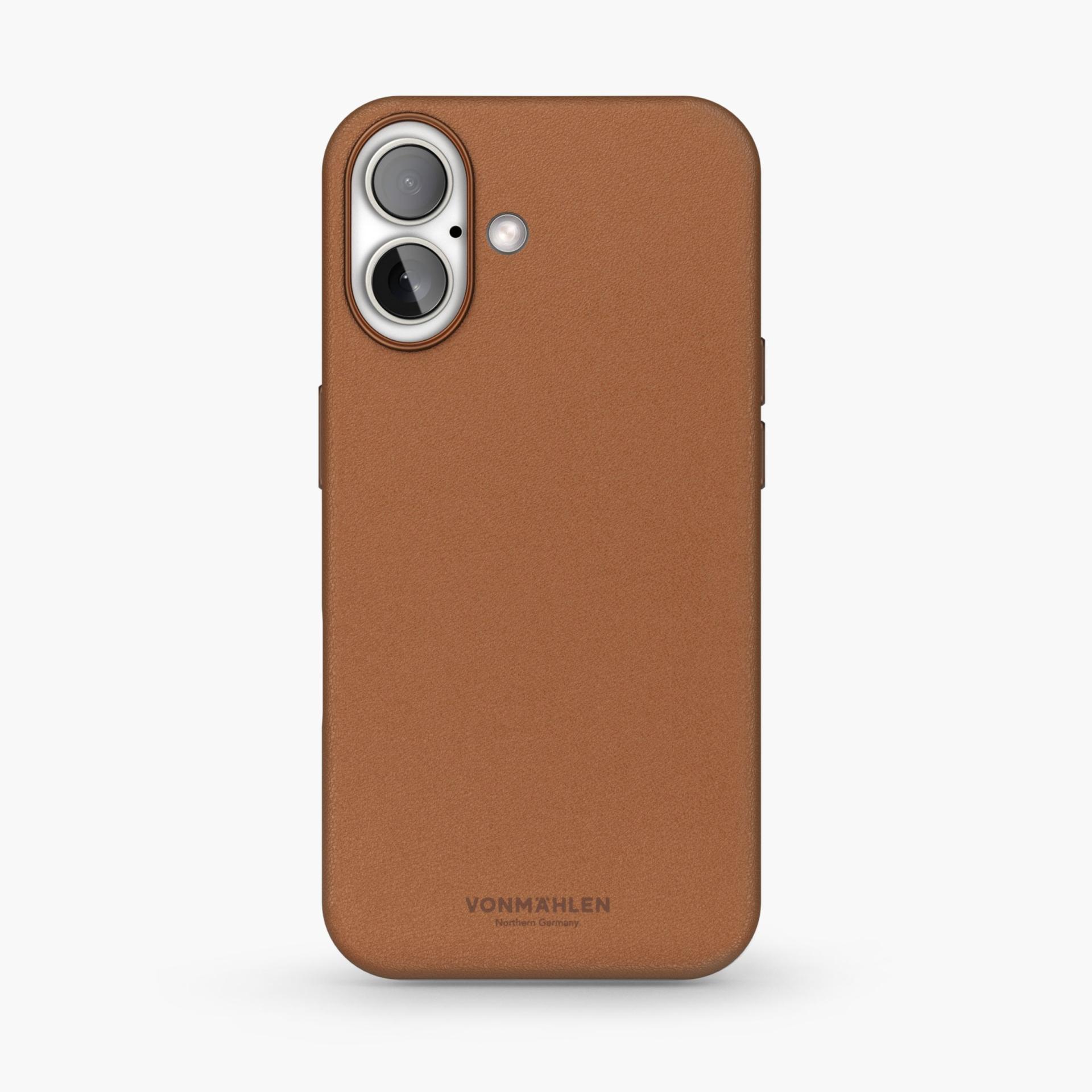 Like Leather Case - Schutzhülle, MagSafe kompatibel iPhone 16, Brown Handyhülle