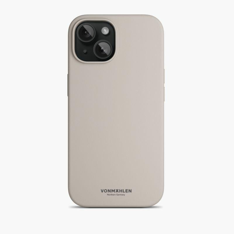 Eco Silicone Case - Schutzhülle aus Silikon, MagSafe kompatibel, für iPhone 15, Cream Handyhülle