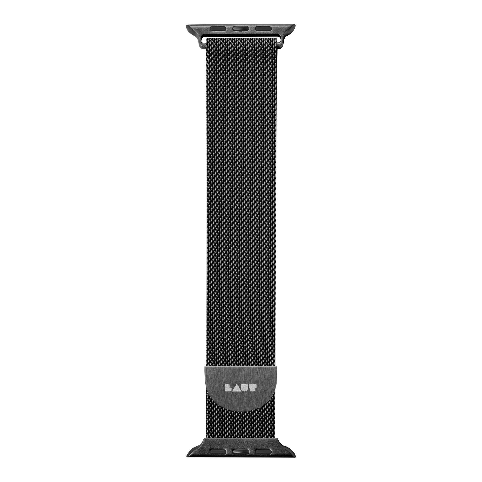 LAUT Steel Loop Black Stainless band for Apple Watch