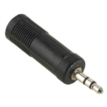 Audio-Adapter, 3,5-mm-Klinken-Stecker - 6,3-mm-Klinken-Kupplung, Stereo (00122388)