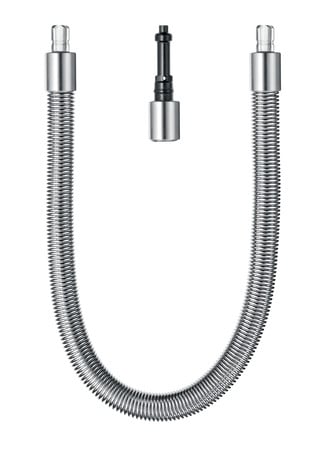 Milchschlauch mit Edelstahlummantelung 24050