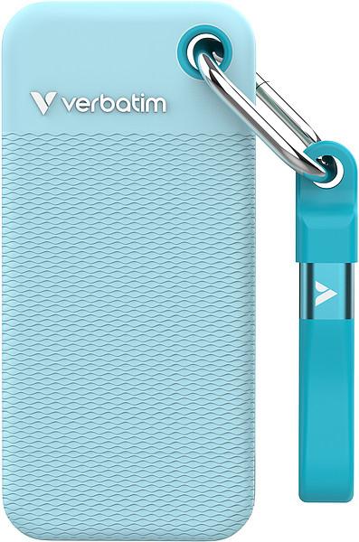 Pocket SSD USB 3.2 Gen 2 1TB Polar Blue incl. two rubber sleeves Externe SSD-Festplatte