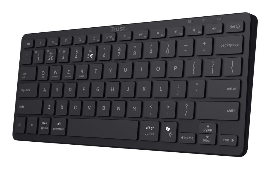 Nado II Bluetooth Tastatur für mehrere Geräte, Schwarz
