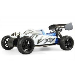 RC Buggy Blade 4WD 1:10 RTR weiß/blau Ferngesteuertes Auto