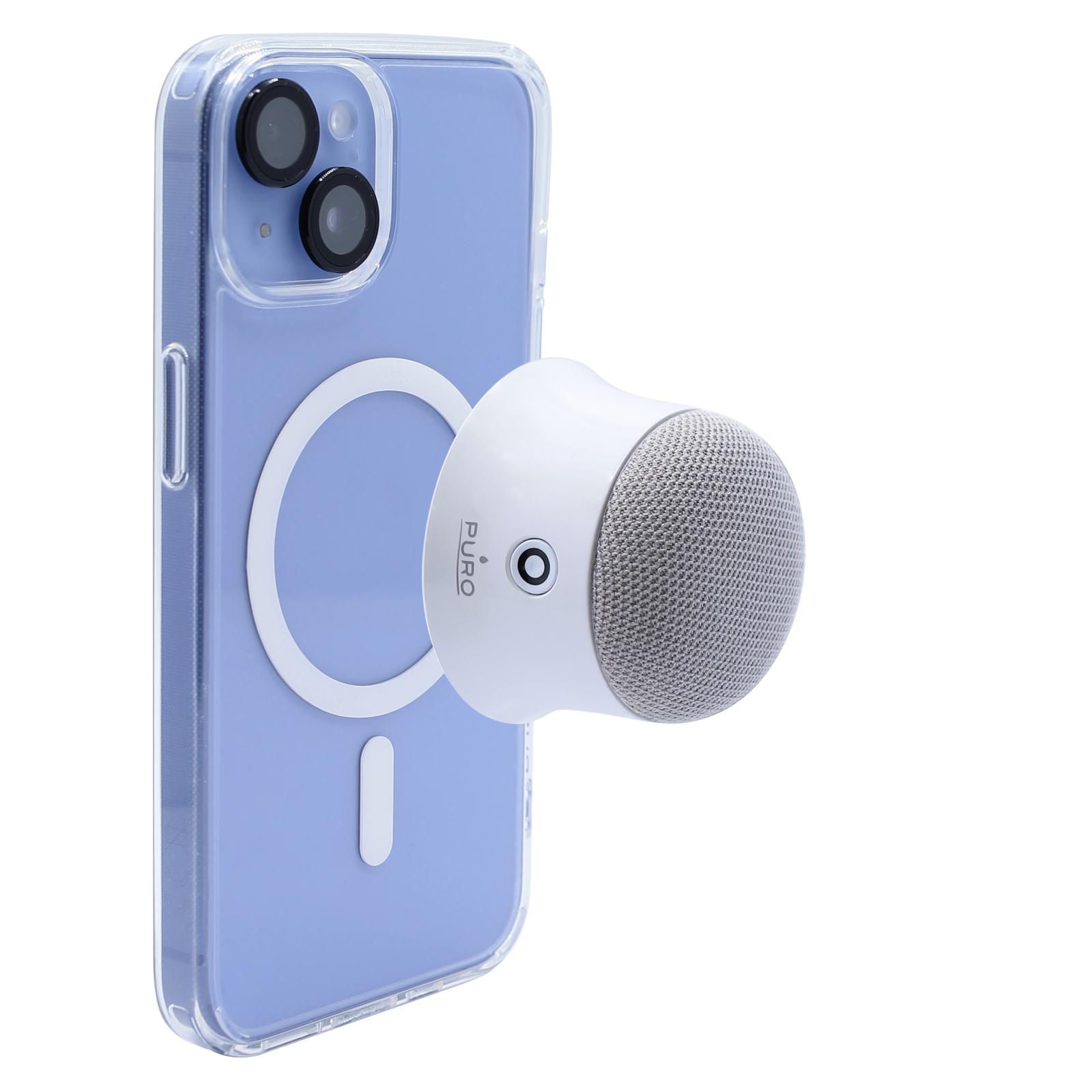 Compact Mag Go Speaker Compatible with MagSafe, weiß
