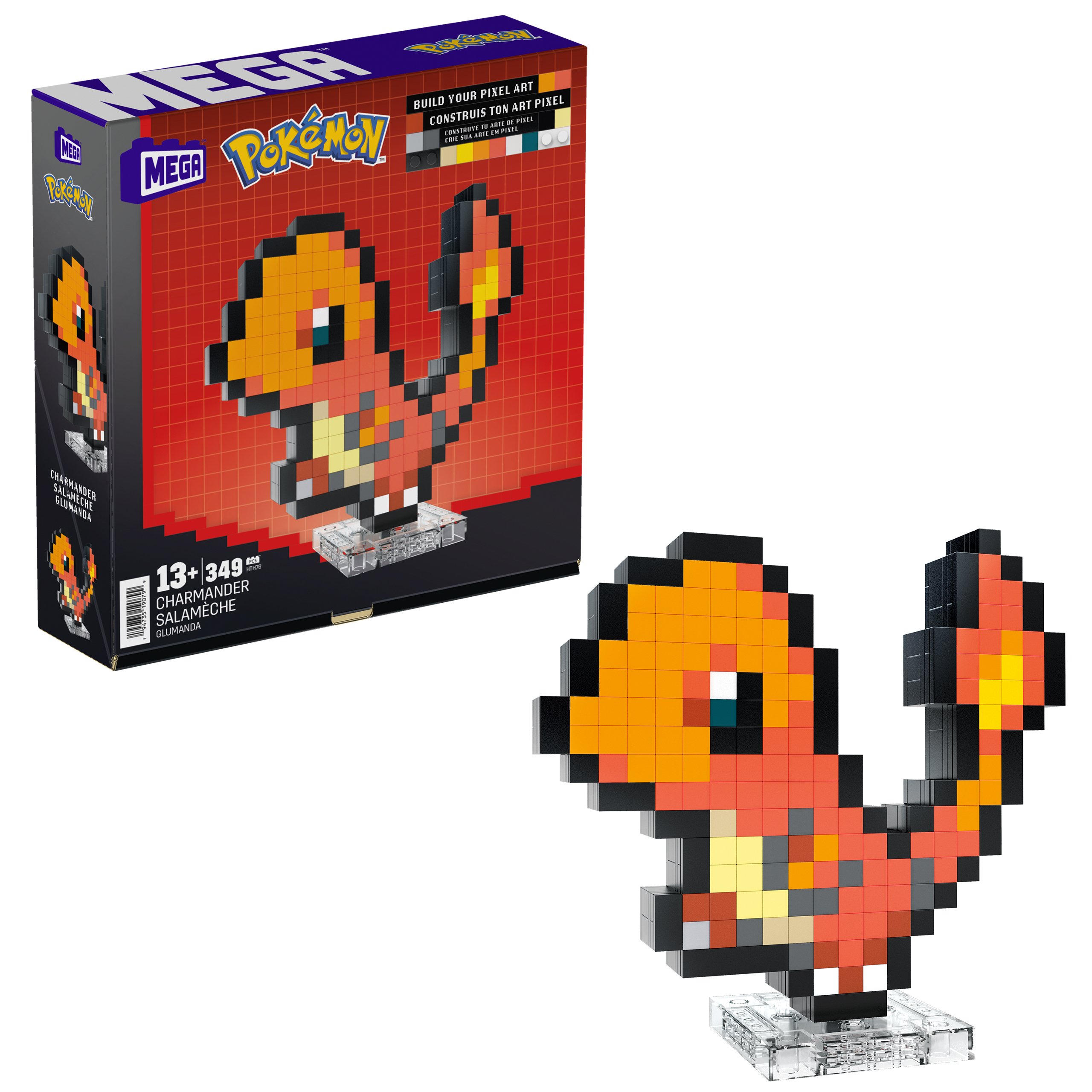 Pokémon Glumanda Pixel