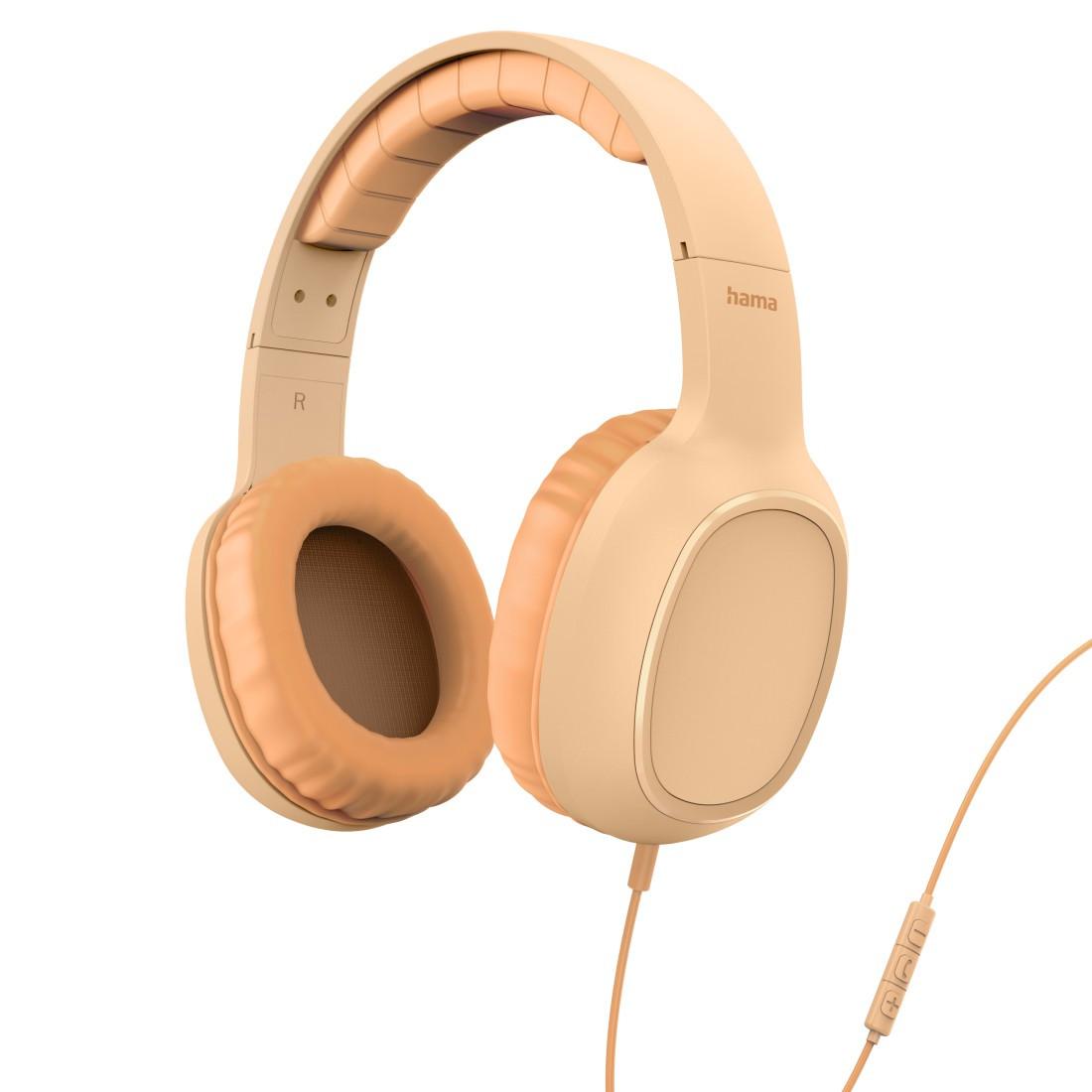 Kopfhörer "Fun C", On-Ear, Mikrofon, einseitige Kabelführung, USB-C, Orange (00221817)