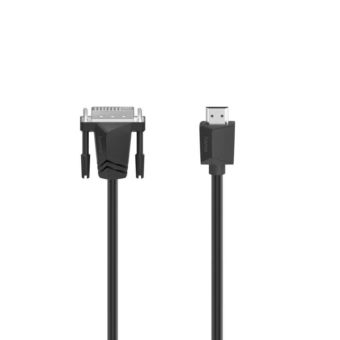 Video-Kabel, DVI-Stecker auf HDMI™-Stecker, Ultra-HD 4K, 1,50 m (00200715)