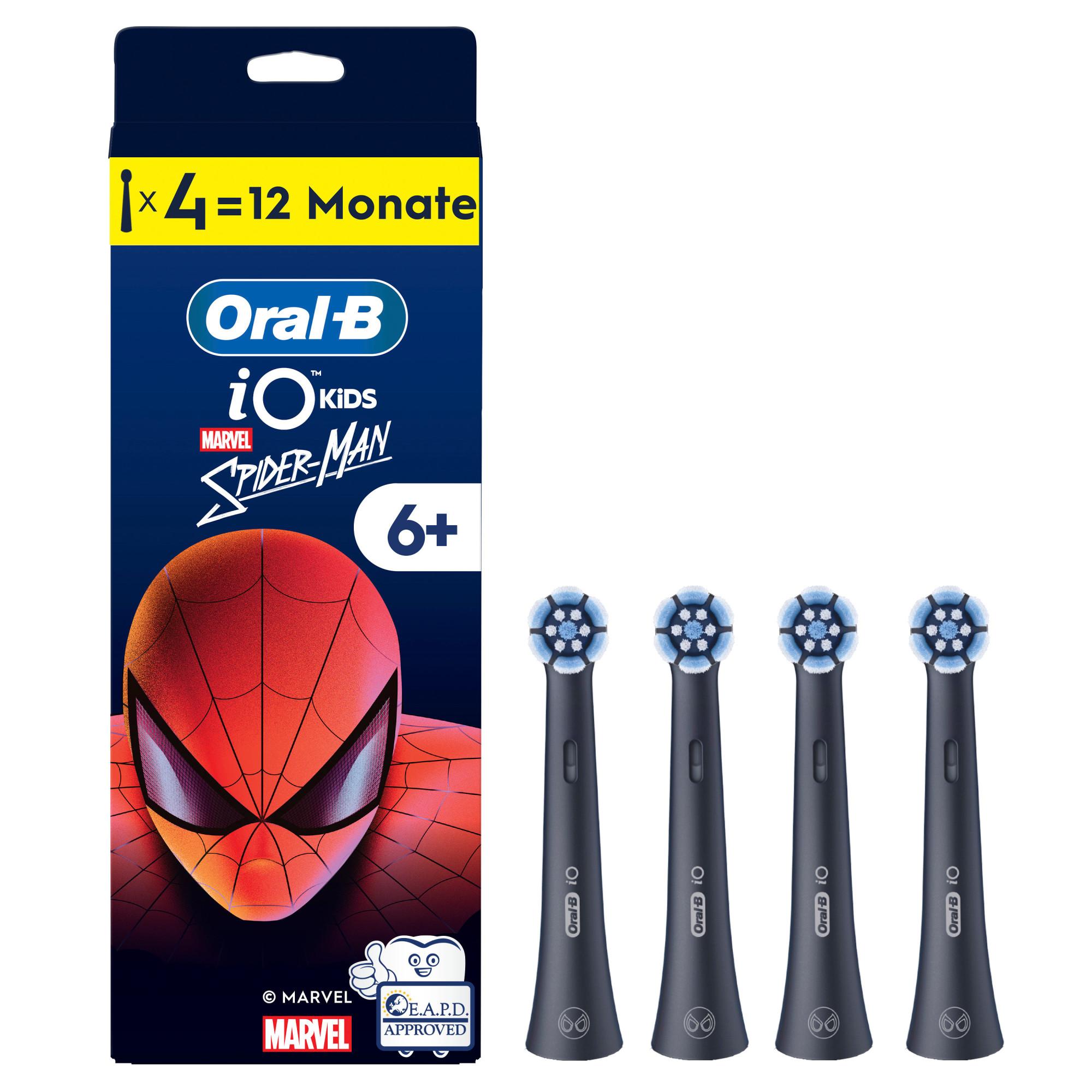 Aufsteckbürsten iO Kids 6+ Marvel Spiderman 4 Stück