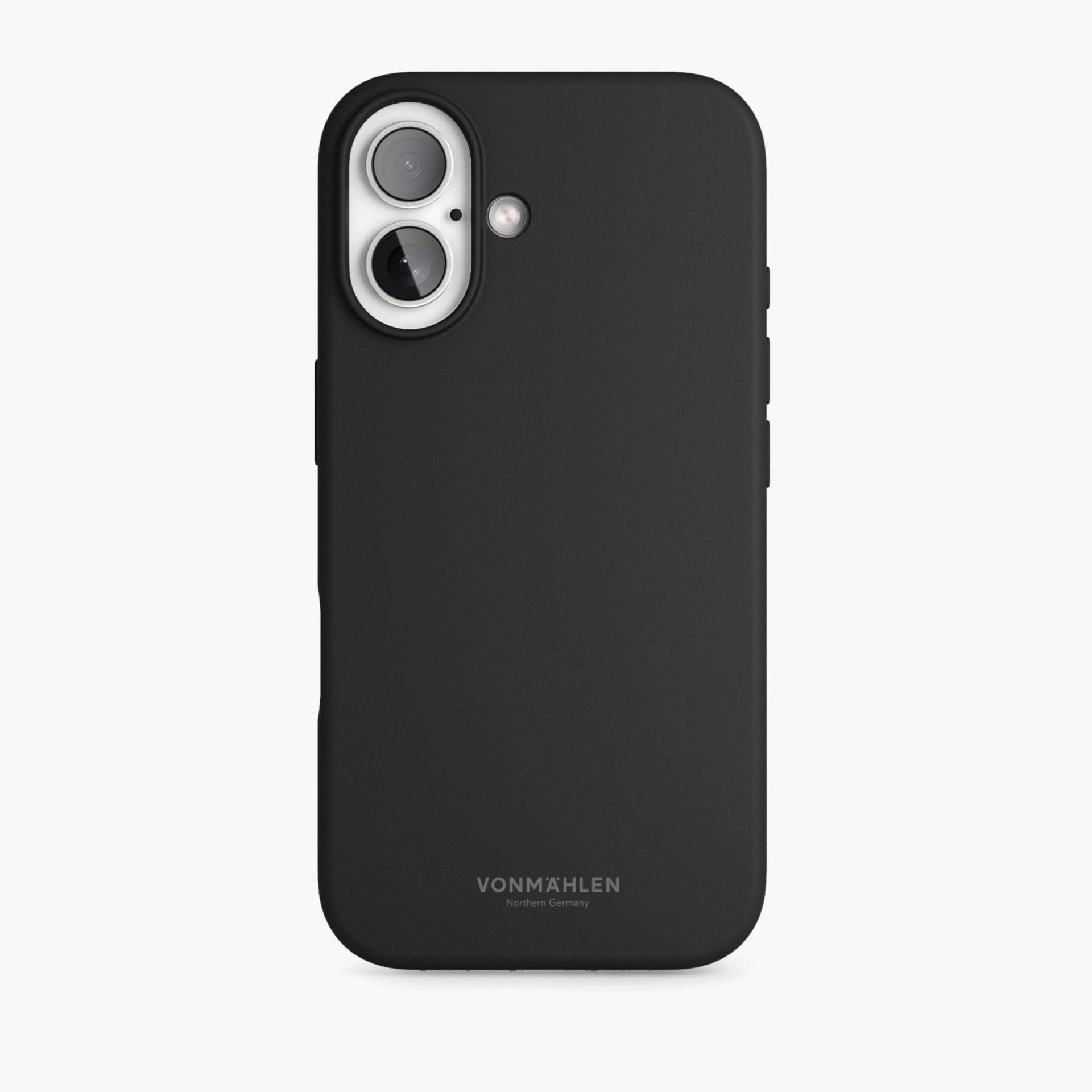 Soft Silicone Case - Schutzhülle aus Silikon, MagSafe kompatibel iPhone 16 Plus, Black Handyhülle