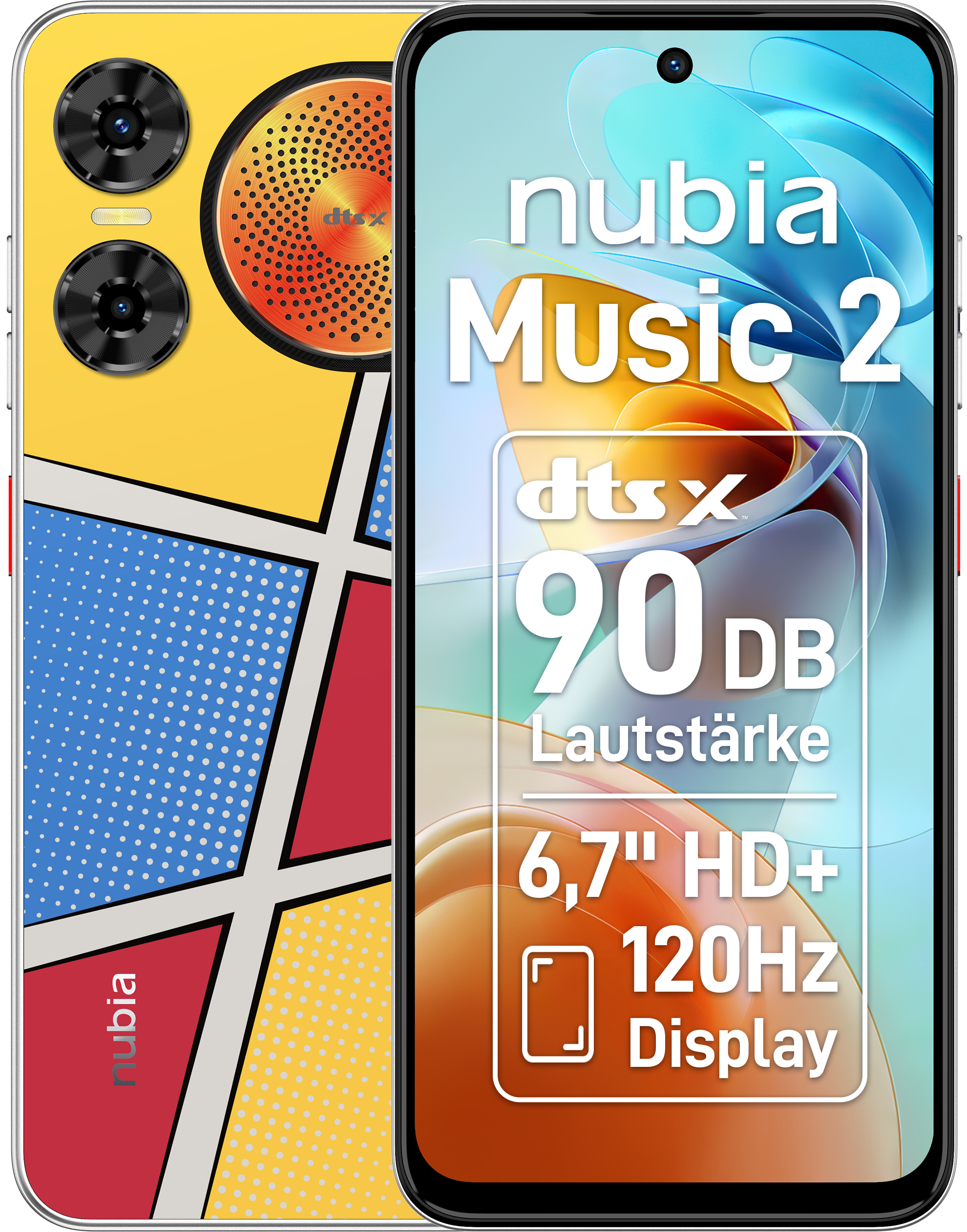 Nubia Music 2 4GB + 128GB Pop Art Smartphone