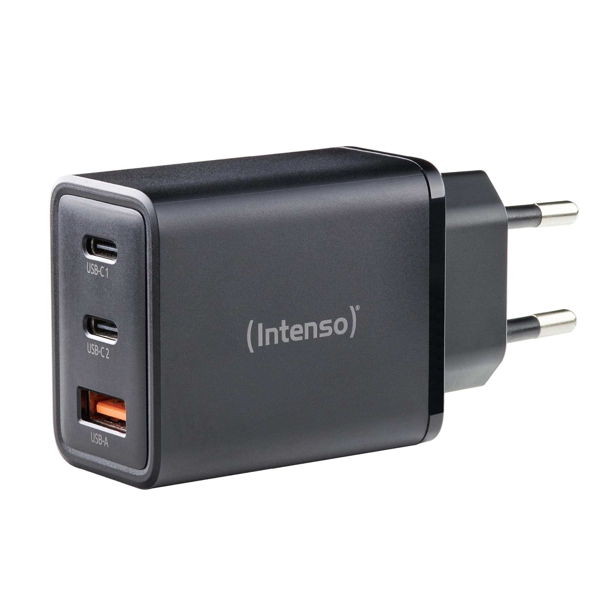 Power Adapter W65ACC GaN, USB Netzteil mit 1x USB-A und 2x USB-C Anschlüssen, Schwarz