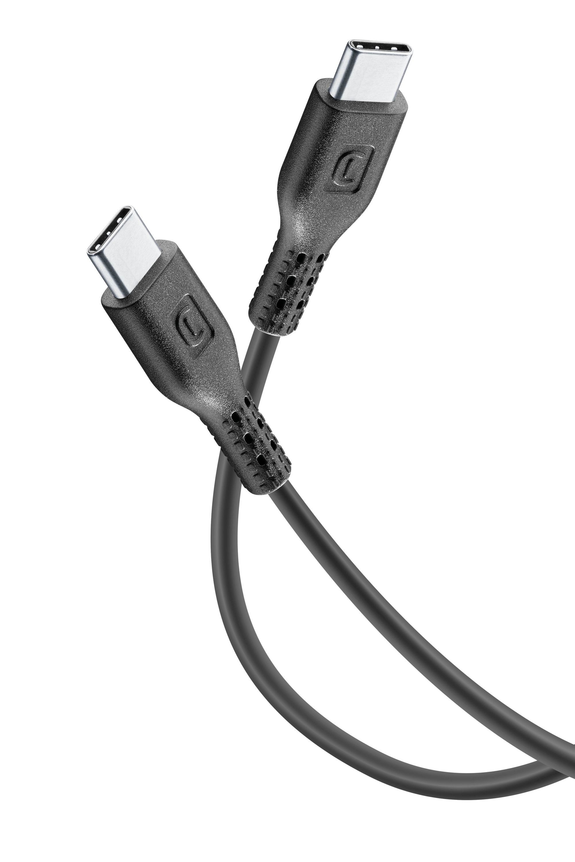 Power Data Cable 1 m USB Typ-C/ Typ-C Black (60228)