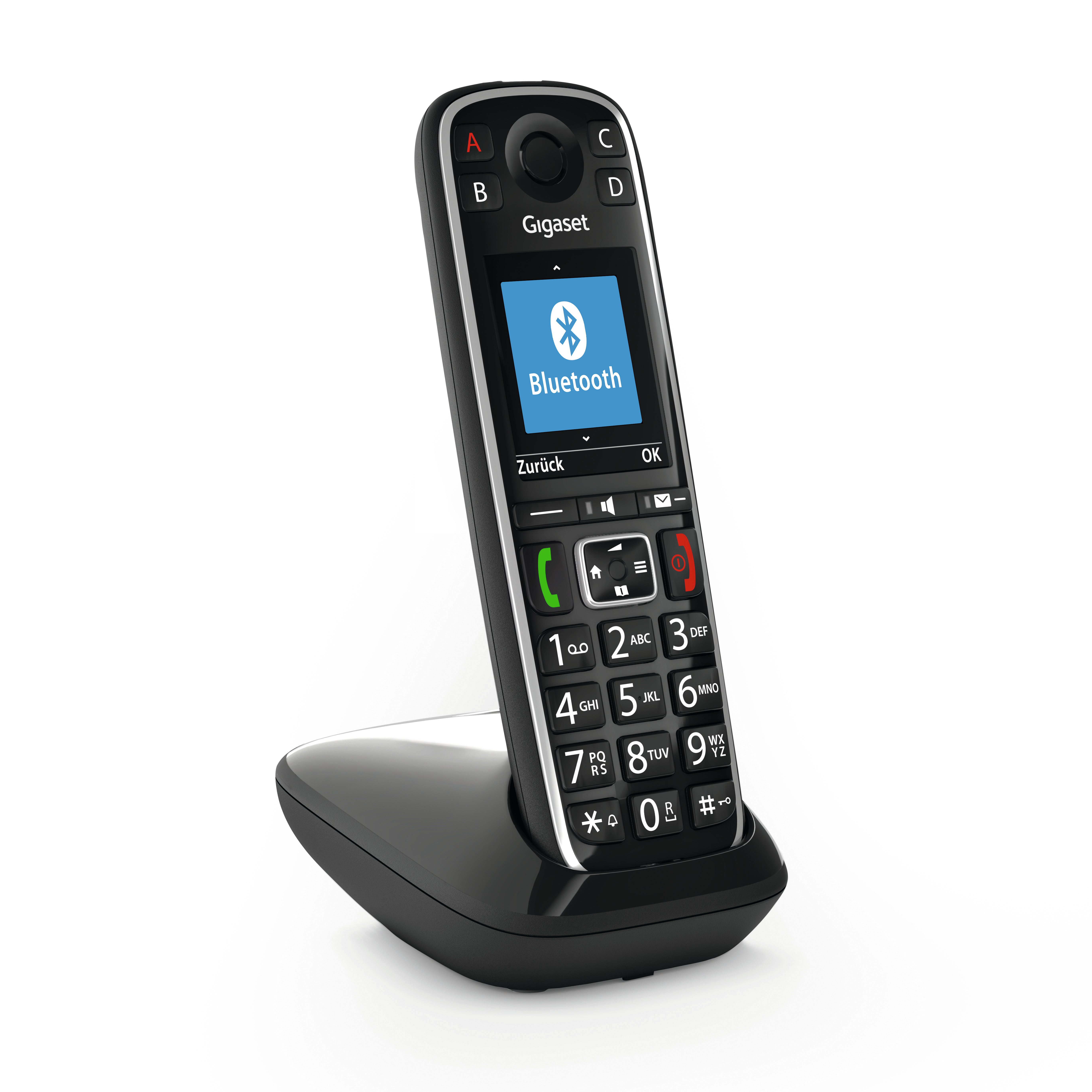 E720 schwarz Schnurloses Telefon