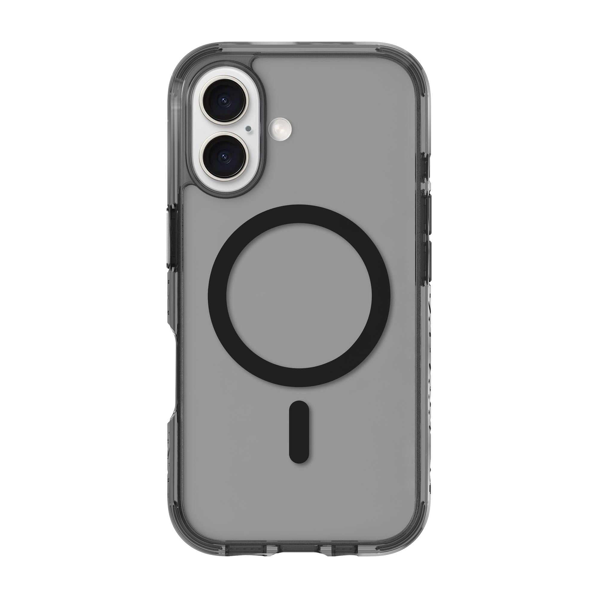 CRYSTAL MATTER X Schwarze MagSafe Schutzhülle für iPhone 16 Handyhülle