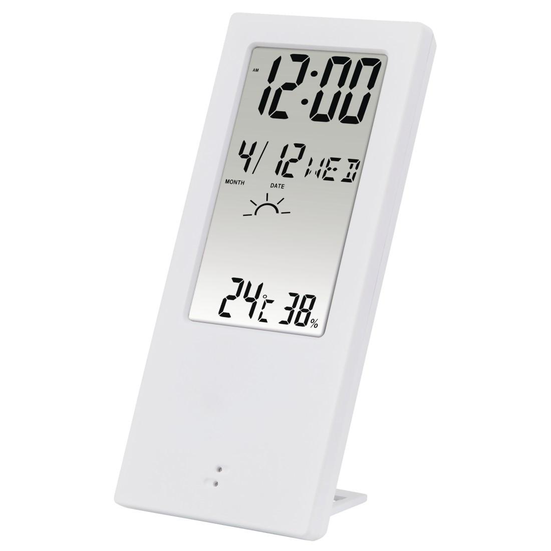 Thermometer/Hygrometer "TH-140", mit Wetterindikator, Weiß (00186366)