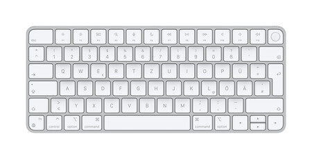 Magic Keyboard + Touch ID Silber