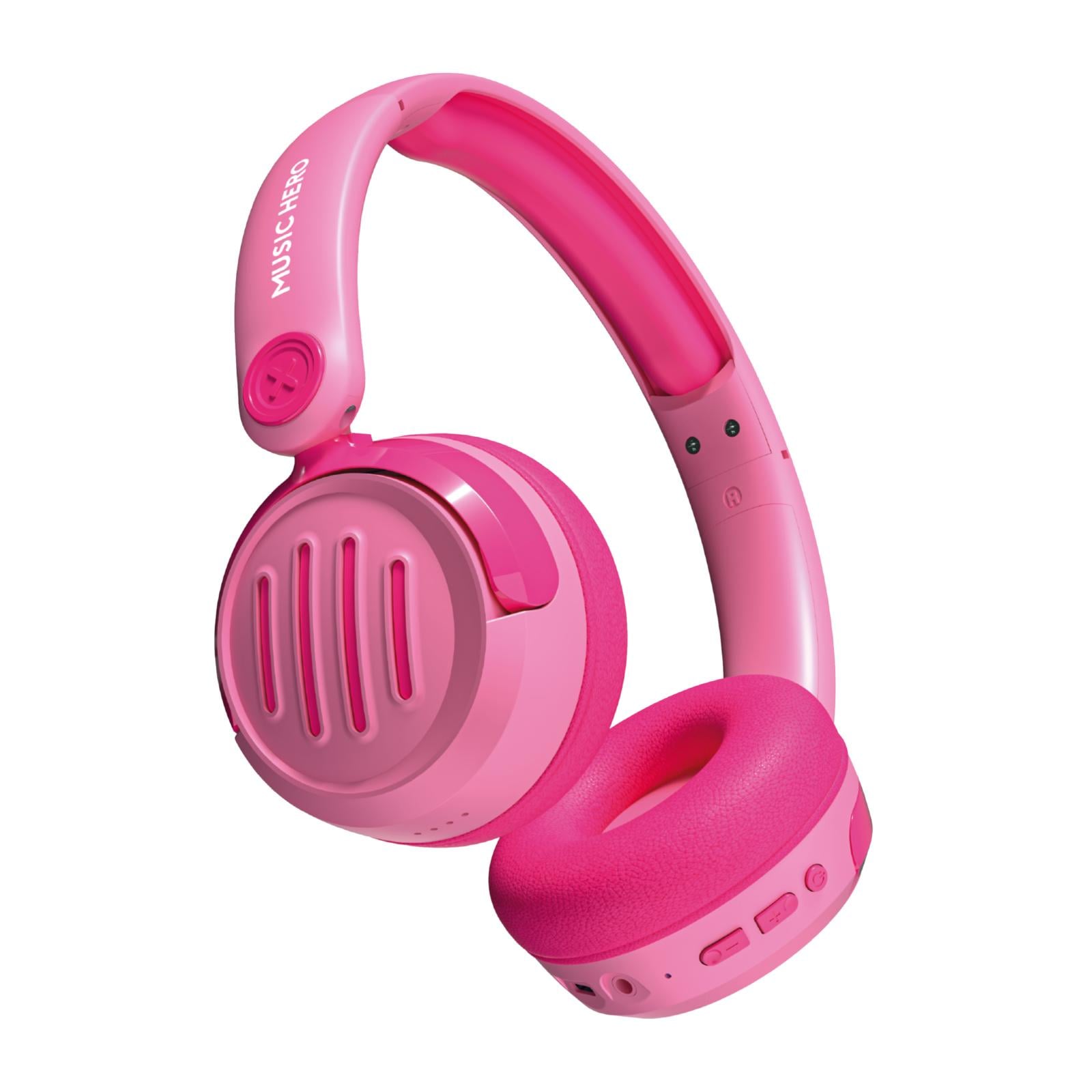 Kabellose Kopfhörer für Kinder, Rosa On-Ear Kopfhörer