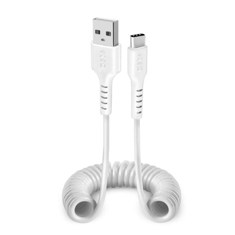 USB-A auf USB-C-Kabel, 1 m, Weiß