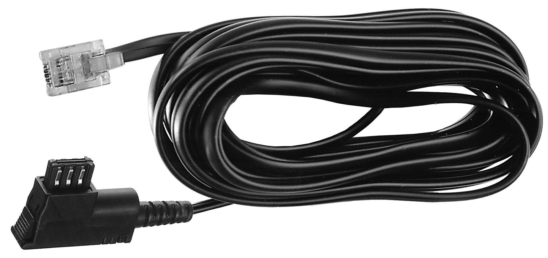 TAE Telefonkabel, TAE-F-Stecker auf RJ11-Stecker 6p4c, 6,0 m (19404)