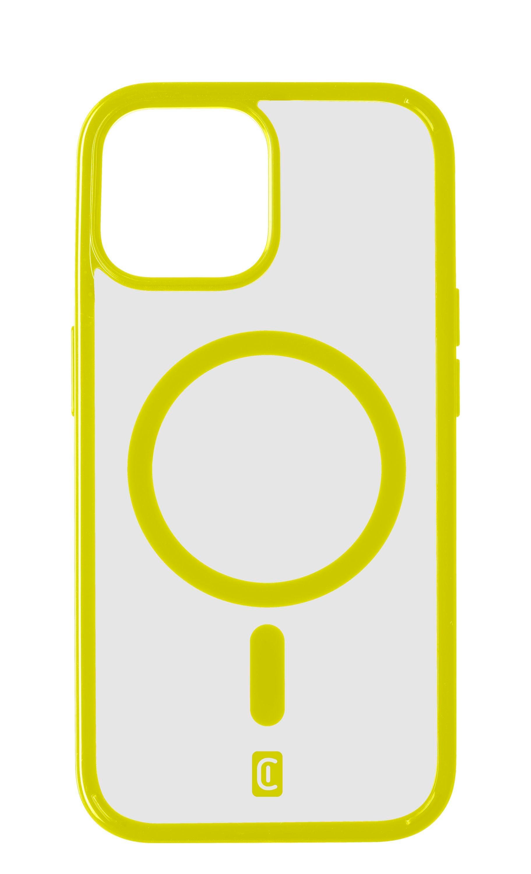 Pop MagSafe Case MAG für Apple iPhone 15 Limette/Transparent Handyhülle