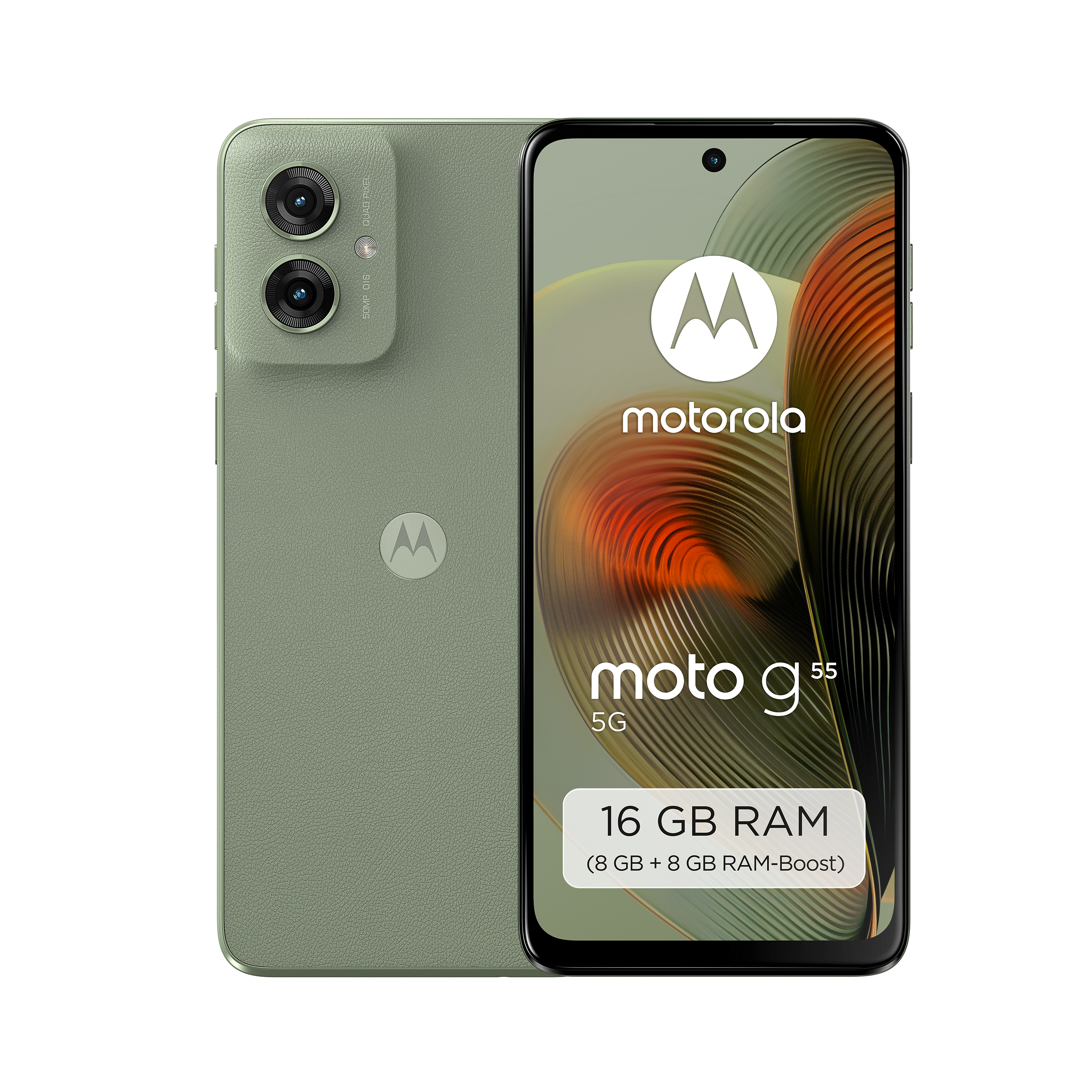 moto G55 5G 8GB + 256GB Smoky Green Smartphone