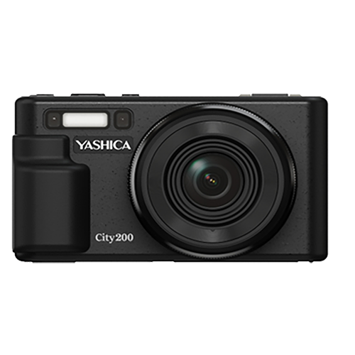 City 200 schwarz Kompaktkamera