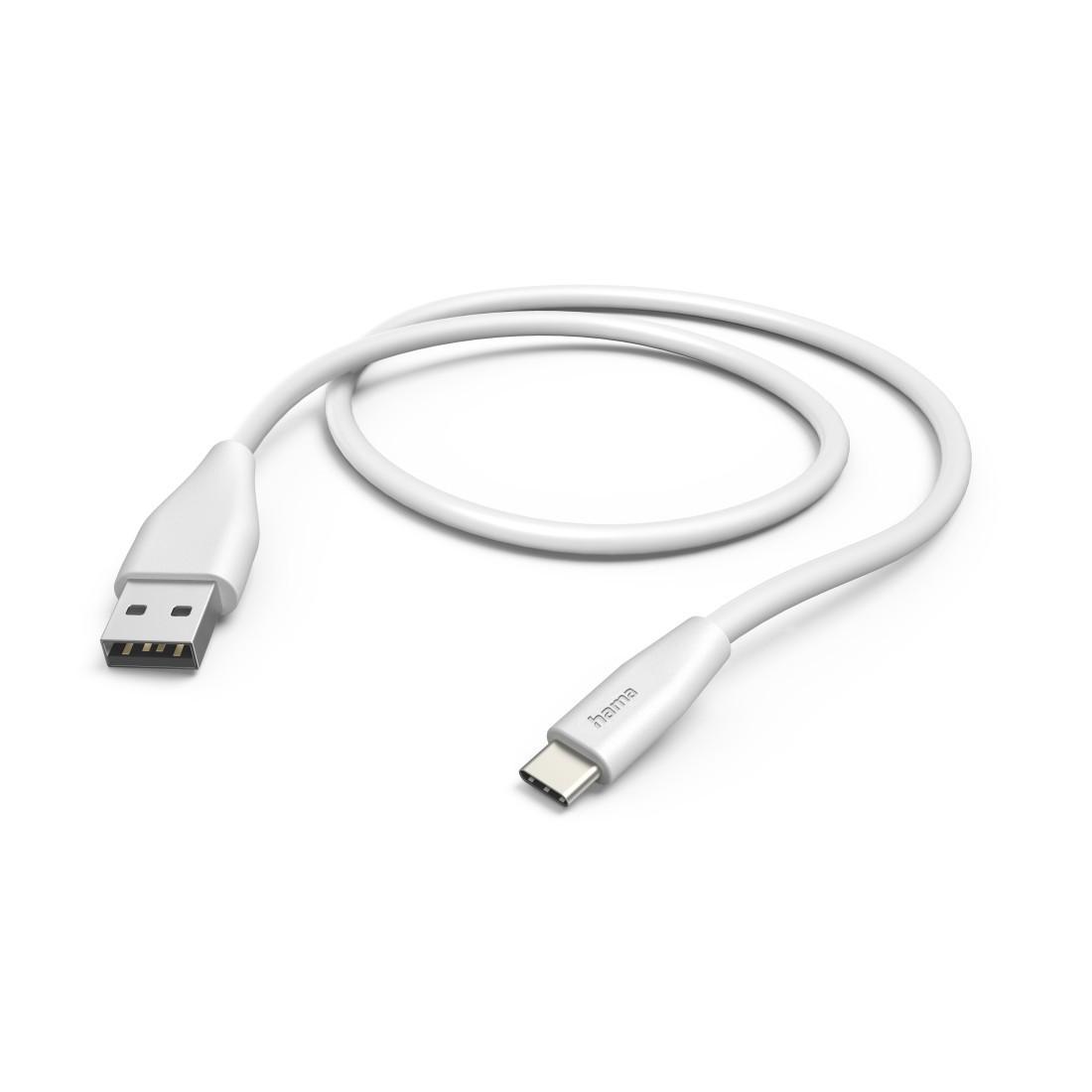 Ladekabel, USB-A - USB-C, 1,5 m, Weiß (00125101)