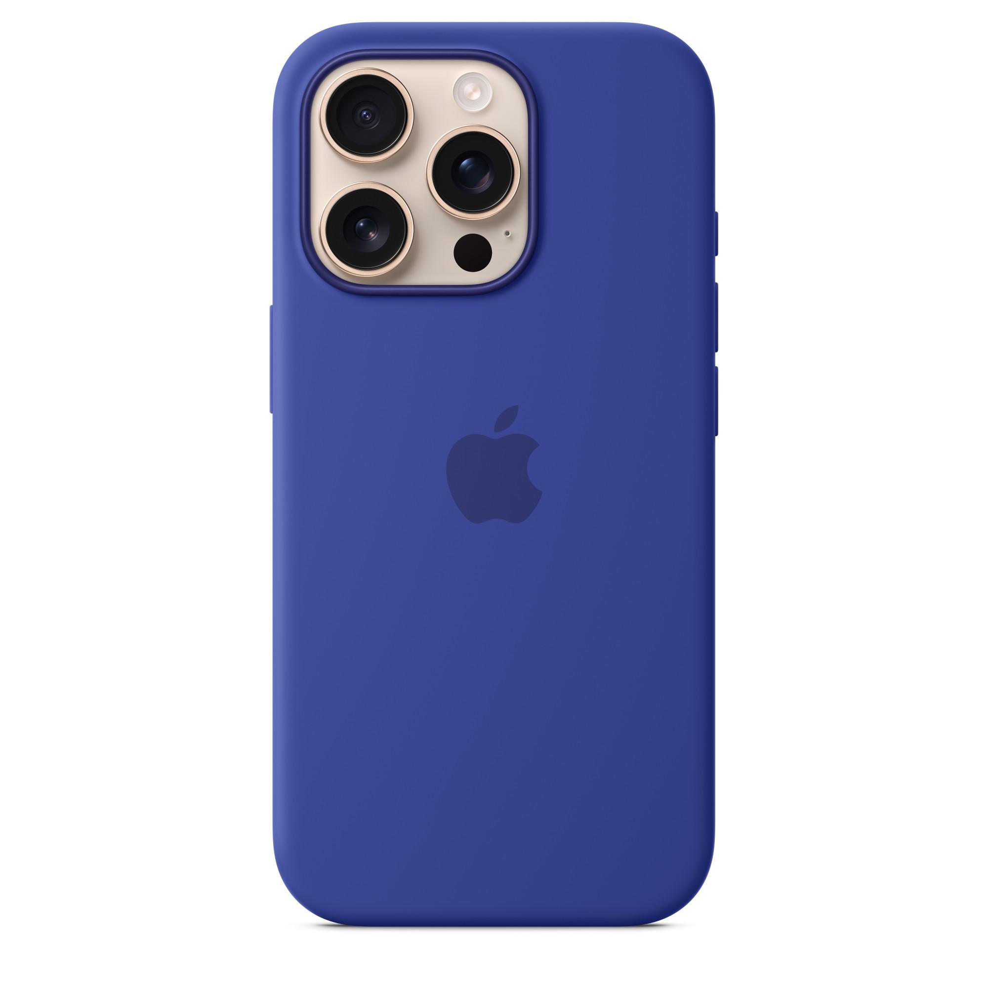 iPhone 16 Pro Silikon Case mit MagSafe - Ultramarin