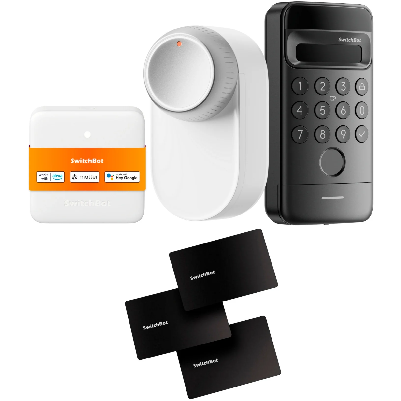 Lock Ultra Vision Combo weiß inkl. 3er NFC Karte Türschloss