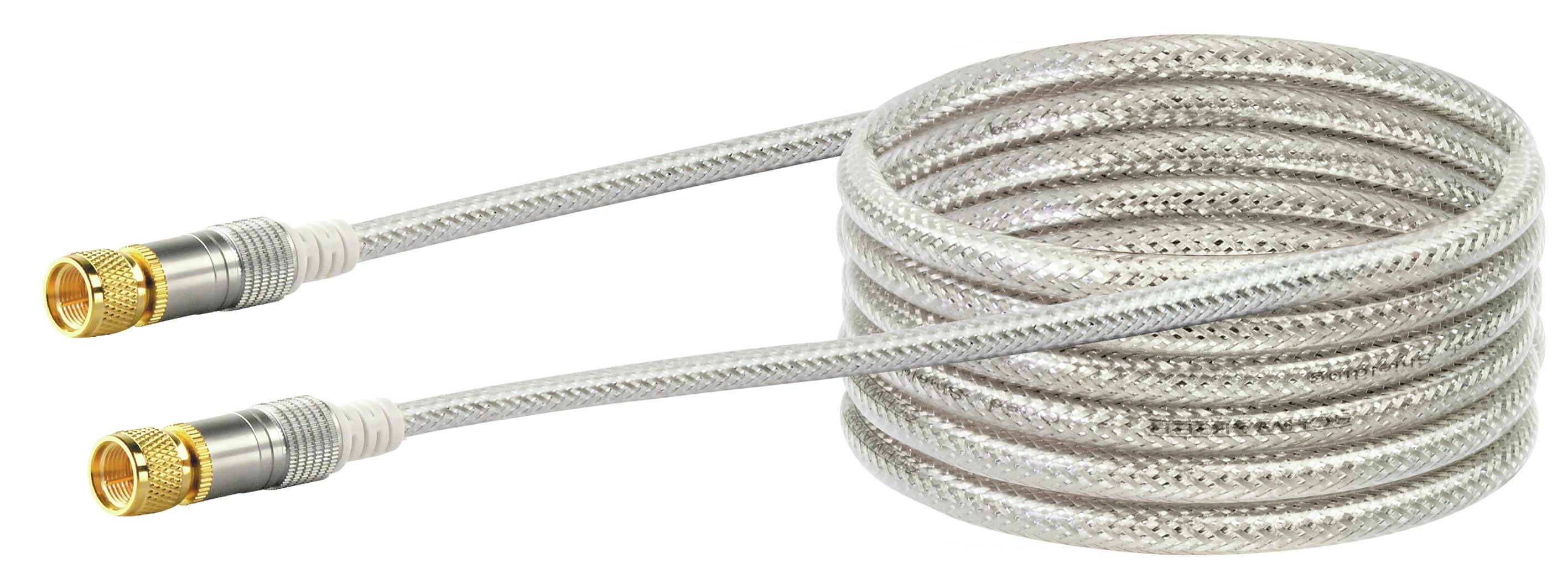 SAT Anschlusskabel (110 dB) KVCHD30 - F-Stecker > F-Stecker, 3m