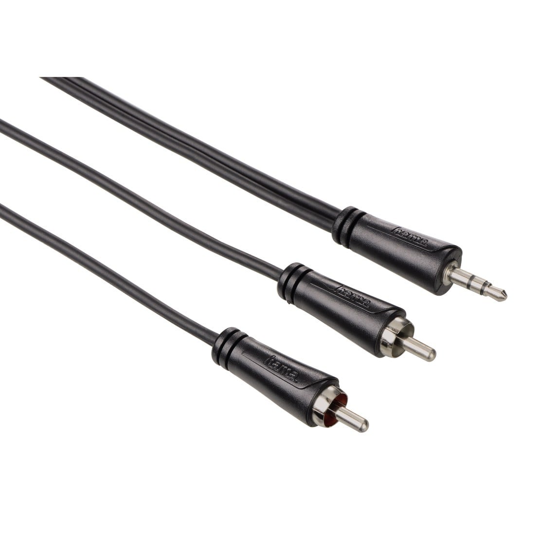 Audio-Kabel, 3,5-mm-Klinken-Stecker - 2 Cinch-Stecker, Stereo, 1,5 m (00122295)