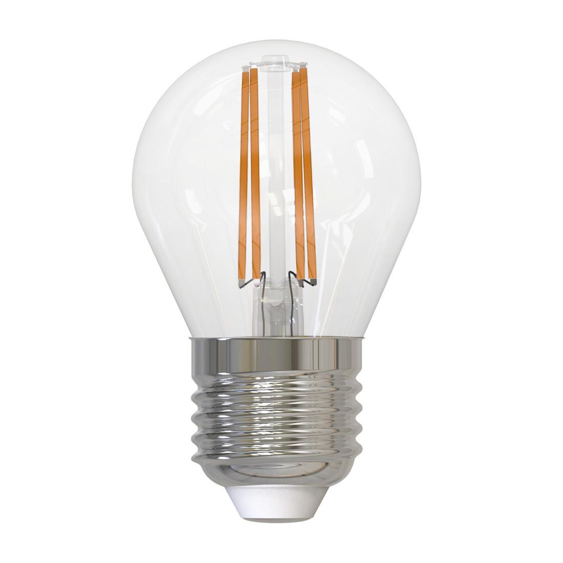 LED-Filamentlampe, E27, 470lm ersetzt 40W, Tropfen P45, klar, Warmweiß (00232528)