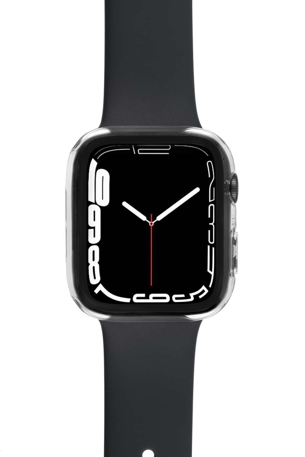 Displayschutz Full Body Case + Displayschutzfolie - Apple Watch Serie 7 41mm - Transparent