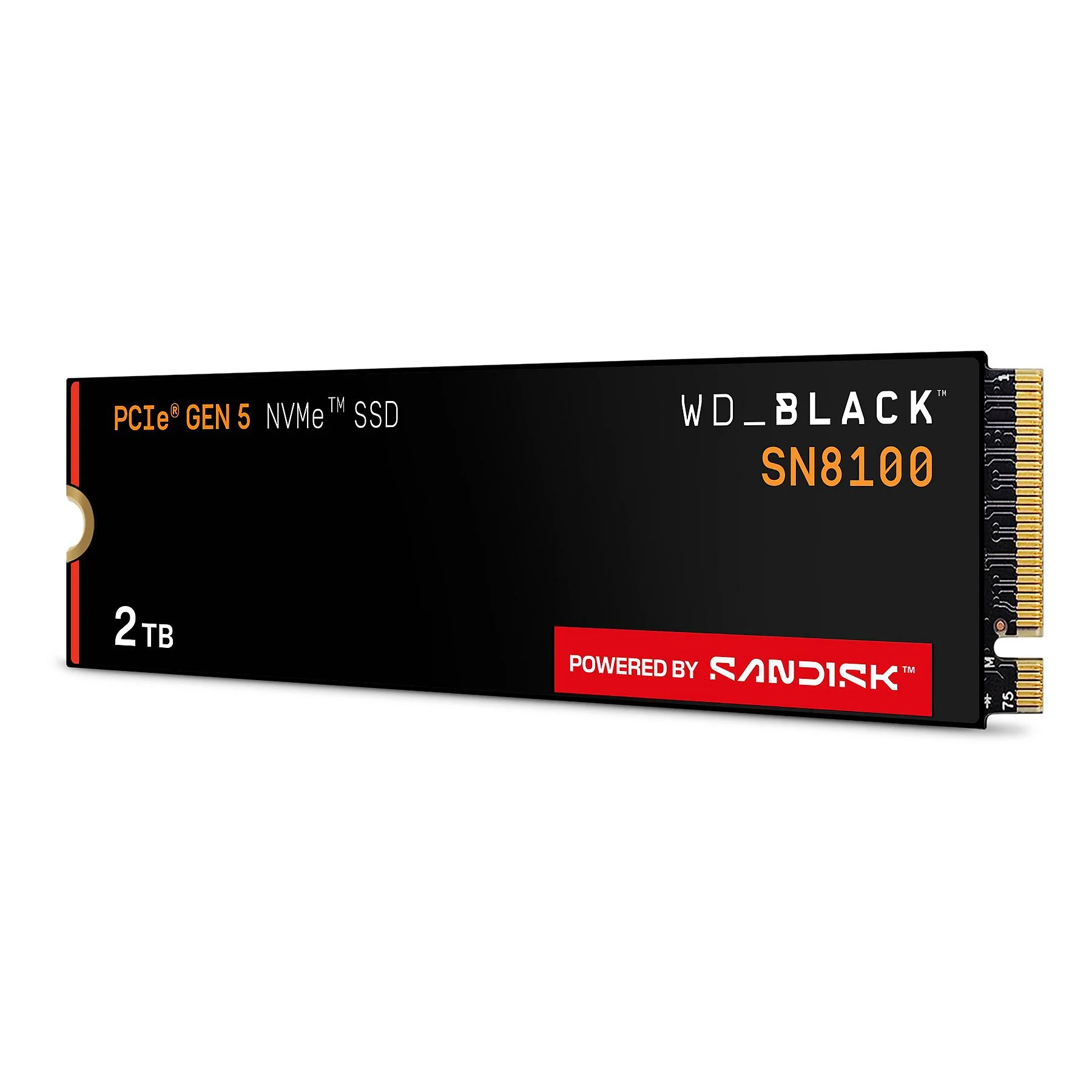 SSD-Festplatte "WD BLACK SN8100 NVMe", 2TB, Schwarz