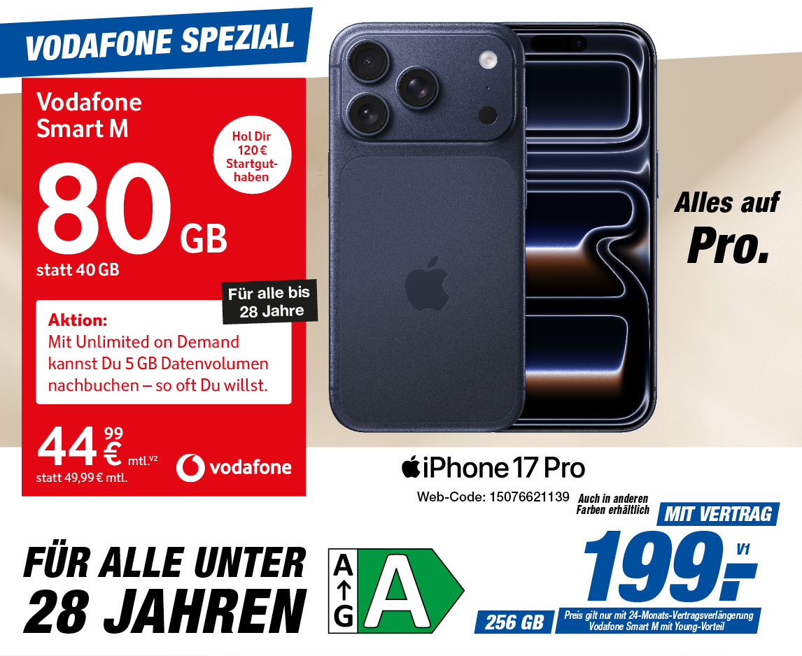 📱 iPhone 17 Pro – Alles auf Pro. Mit Young Vorteil 🎓